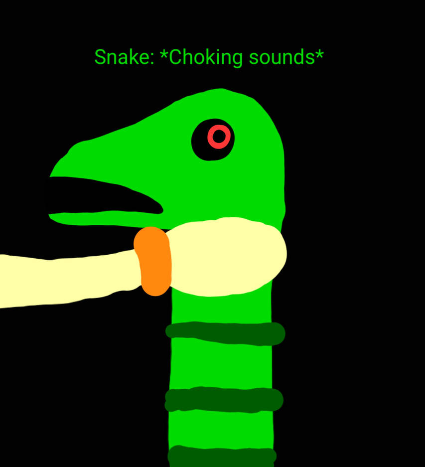 Python Squeezing Neck Milla Basset squeeze Snake's neck by GoijraJWFNAFfan2021 on DeviantArt