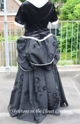 Victorian Evening gown back