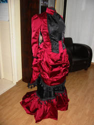 Gothic asian victorian gown.