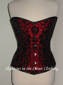 Flockprint Corset