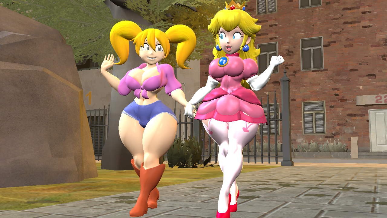 Peach's date with Ava