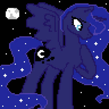 Pixel princess Luna