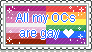 [Stamp] All my OCs are gay
