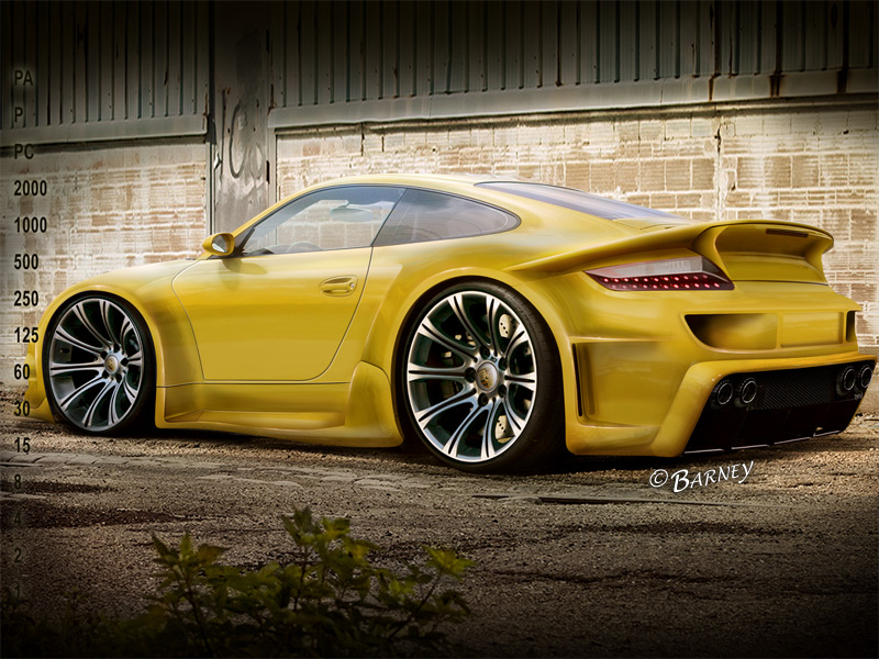 Porsche 997 YELLOW