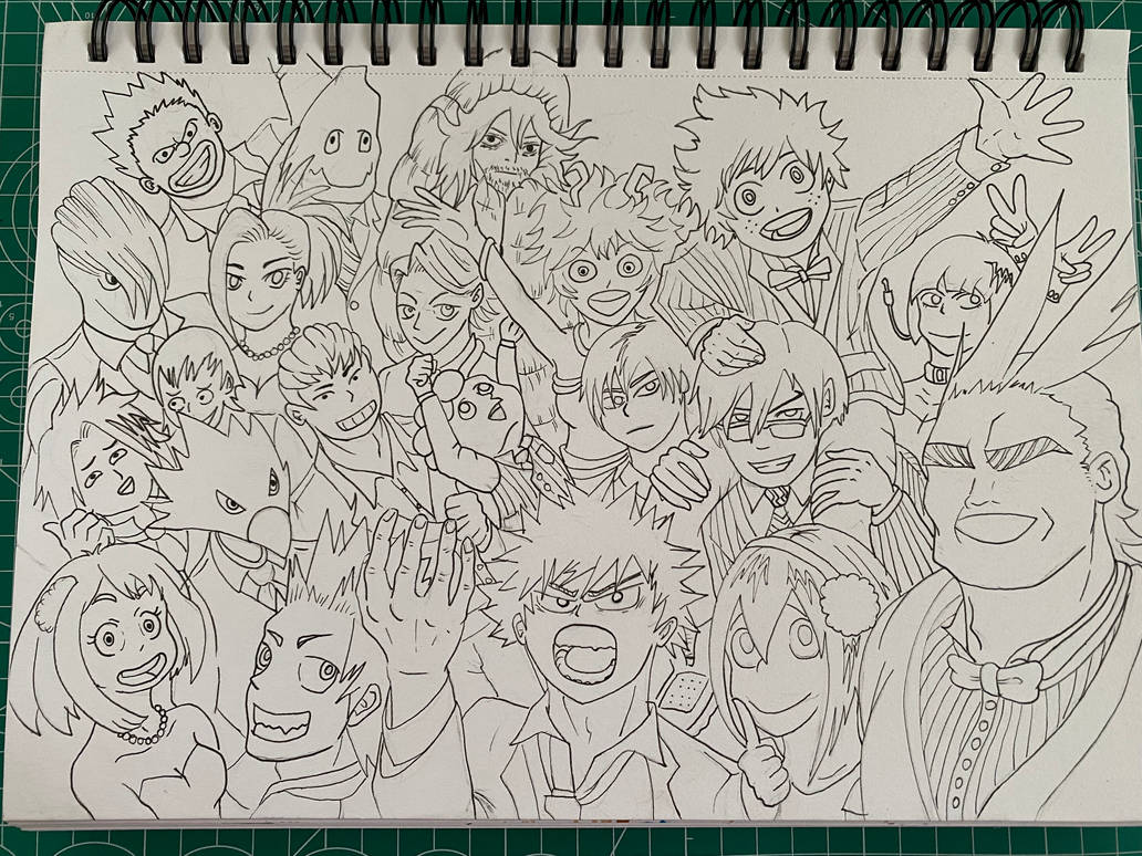 My Hero Academia - Class 1A (work in progress) by KellyAnimeArt on ...
