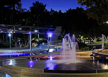 South Bank fountain