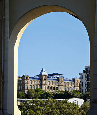 Through the arch