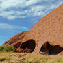 Cave opening at Uluru