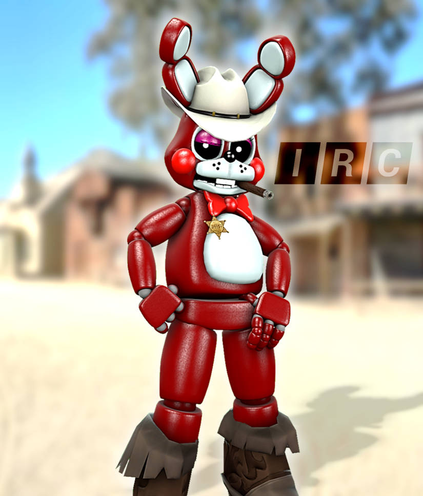 Cowboy Rabid Rabbit Western Redboy Rabbit by ItsRickysChannel on DeviantArt