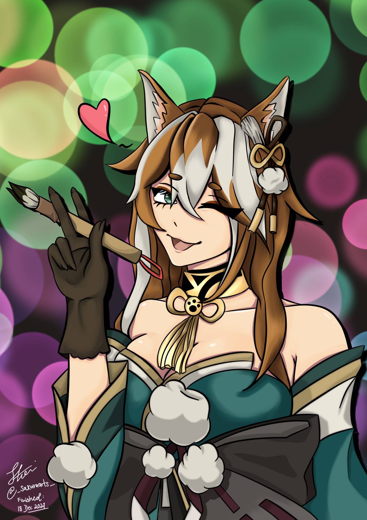 Genshin Impact Ms. Hina Fanart by ShermainArts on DeviantArt