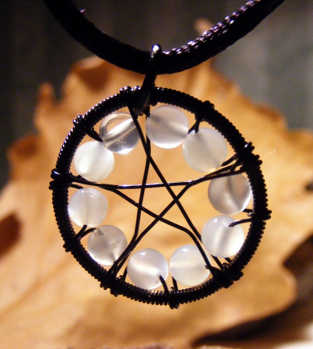 Moonstone Black Pentagram