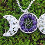 Moonstone and Amethyst