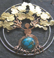 Gaia Tree with Turquoise