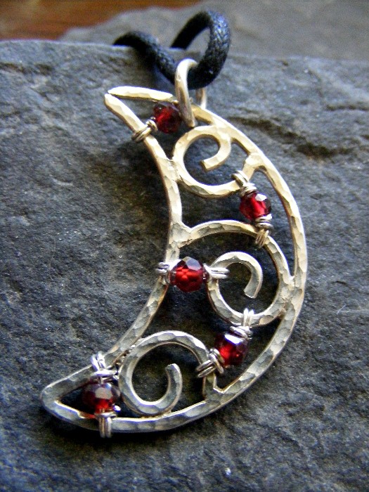 Garnet Crescent Moon