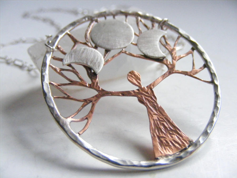 Triple Mother Goddess Tree by MoonLitCreations