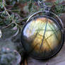 Labradorite Hidden Pentacle