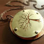 Tree Necklace with Brass and Copper