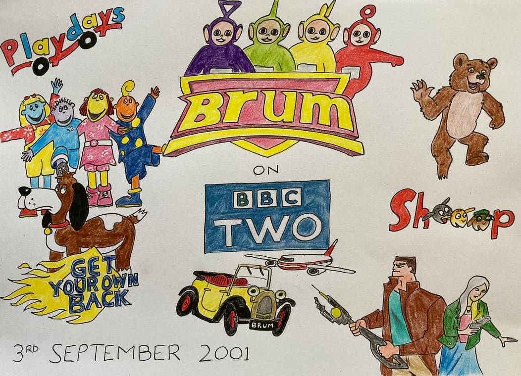 Brum Pyjamas Brum on BBC TWO - 3rd September 2001 by GeordieJim76 on DeviantArt