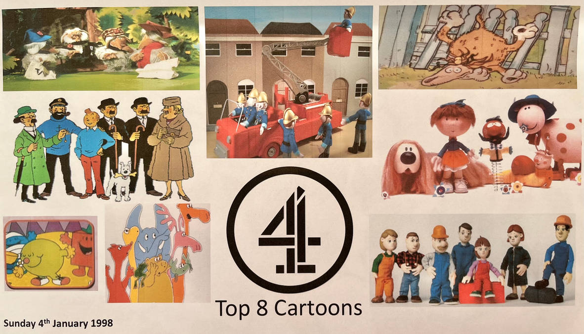 Channel 4 Top 8 Cartoons by GeordieJim76 on DeviantArt