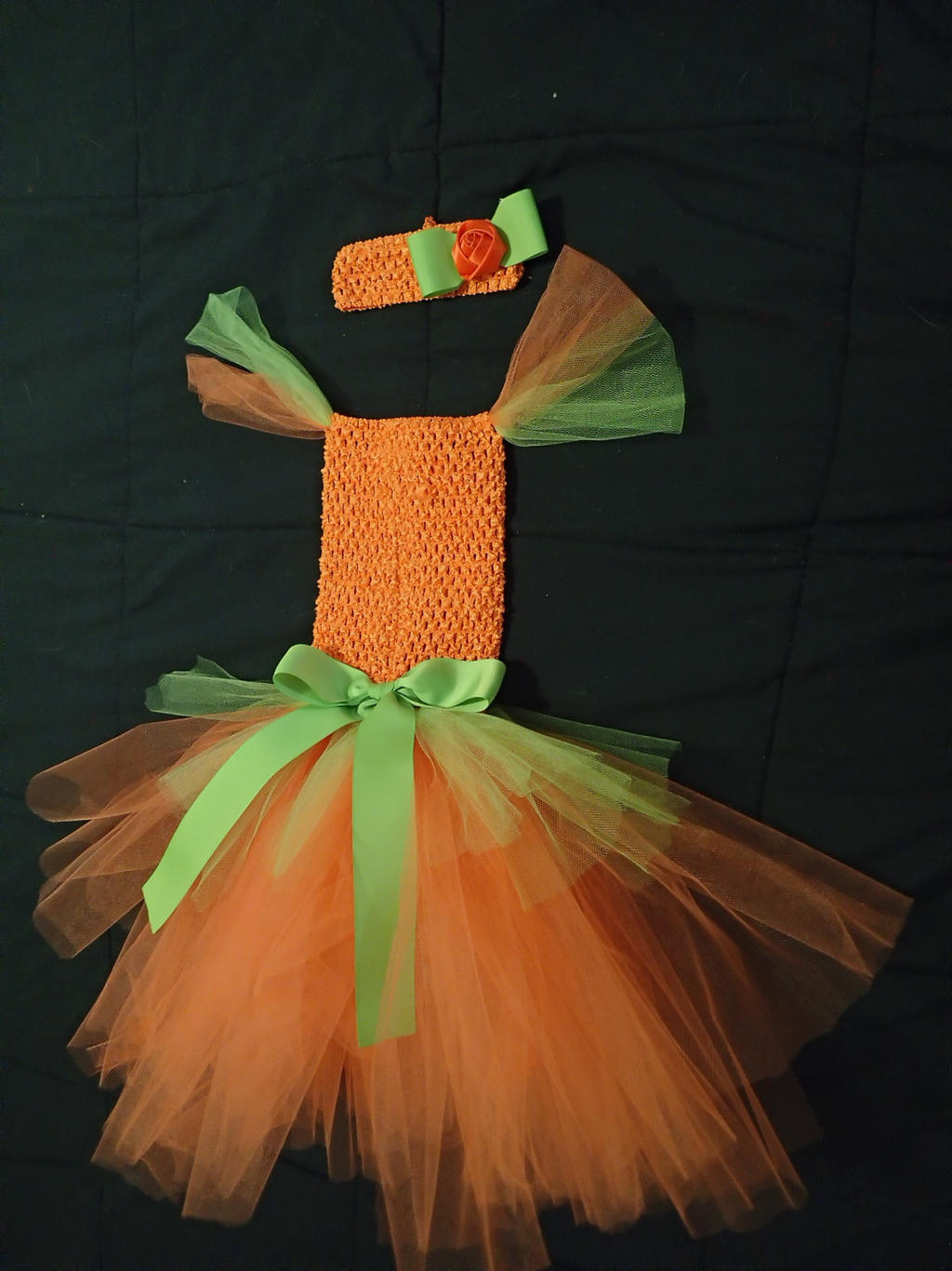 Pumpkin Tutu back