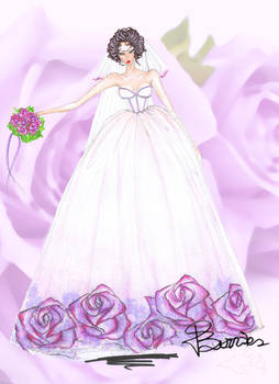 Bride and  Flowers Collection - Rose