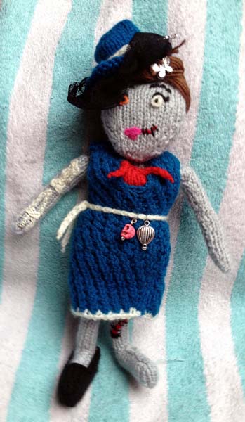 Knitted Zombie Lady