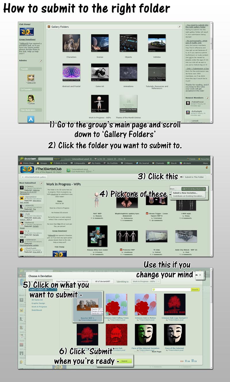 Deviantart Host Target File Running a Group