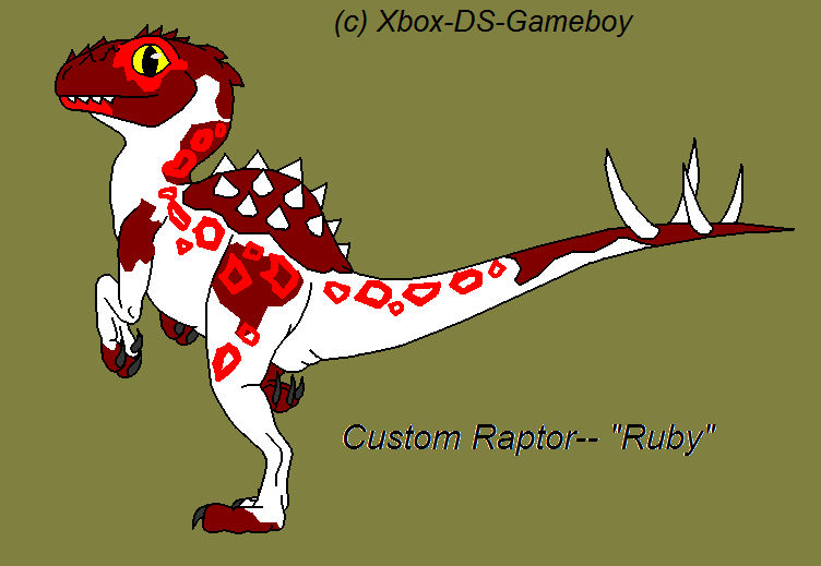 JW Custom Raptor: Ruby by NBCWerewolf on DeviantArt