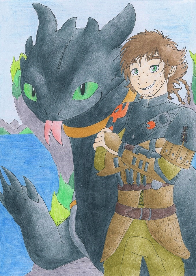 Gift: Hiccup and Toothless