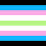 Trans Agender Pride Flag