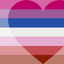 Lesbiromantic Pride Flag