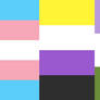 Transgender Nonbinary Genderqueer Combo Pride Flag