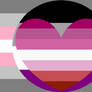 Asexual Homoromantic (Lesbian) Demigirl Pride Flag