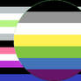 Agender Genderfluid Analterous Aplaroace Flag