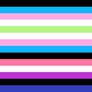 Trans Agender Genderfluid Pride Flag
