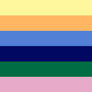 Semitransitioning Pride Flag