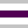 White Stripe Asexual Pride Flag