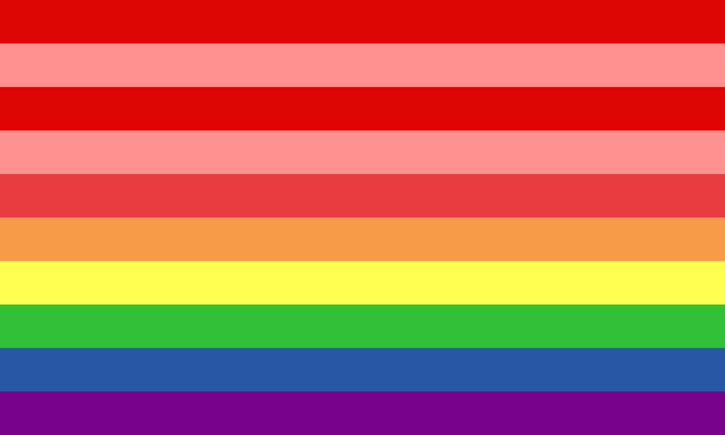 Homosexual Heterosocial Pride Flag