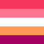 She/Her Lesbian Pride Flag
