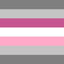 Demifeminine Demigirl Pride Flag