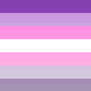 Aemigirl (Androgynous Demigirl) Pride Flag