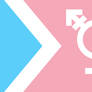 Trans Woman/Transfeminine/MTF Pride Flag