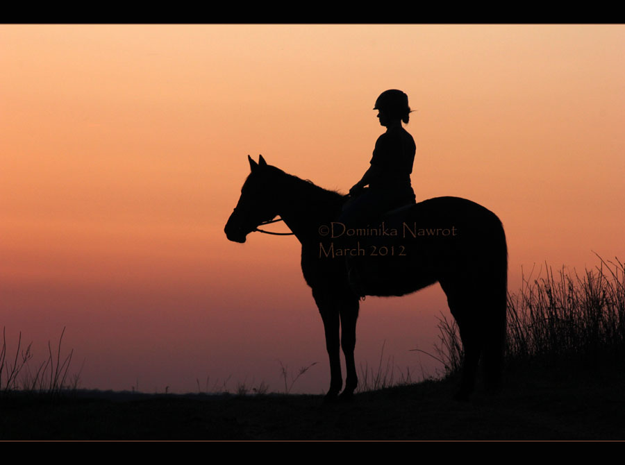 Riding into the Sunset