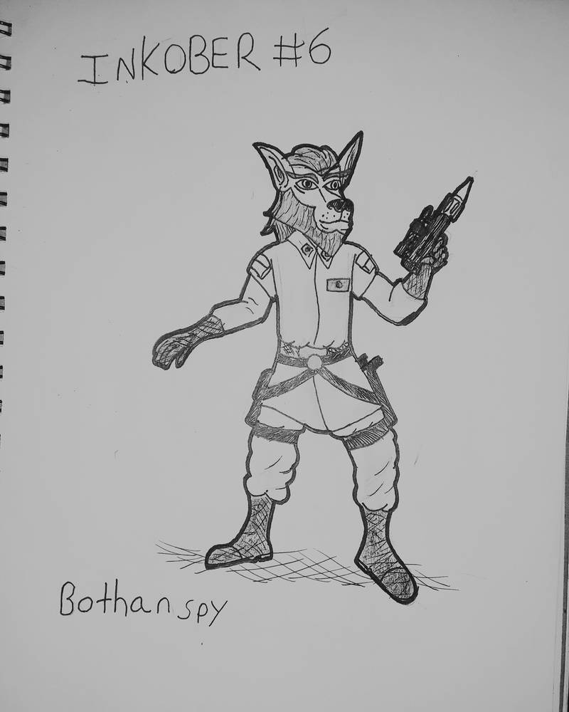 Bothan Commando Inktober #06 Bothan Spy by OhMyGoshItJosh on DeviantArt