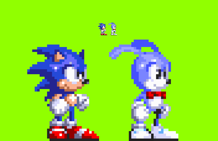 Sonic Rabbit Pixle Sonic 3 Style Rabbit by Kaneanimator on DeviantArt