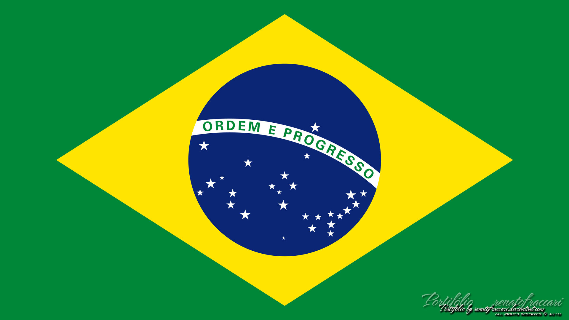 Bandeira do Brasil 1920x1080