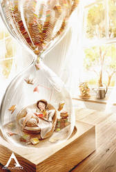 LOVE TO READ|Inside The Hourglass (PrintsForSale)