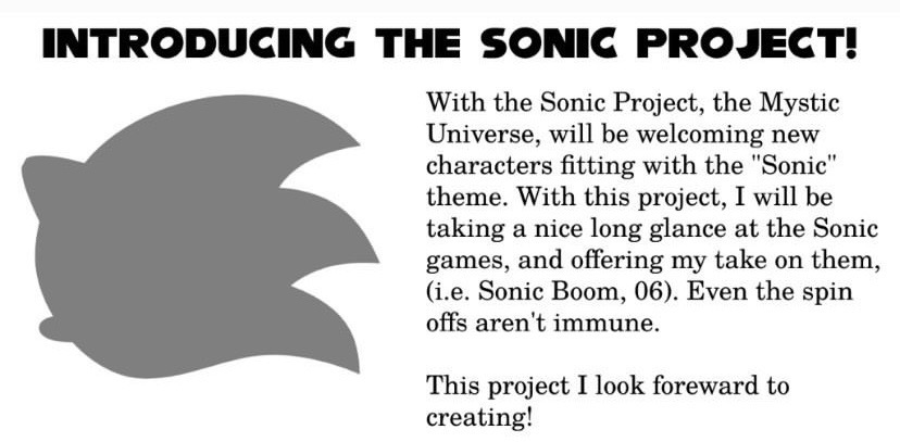 Project Sonic Sonic Project by Daidek on DeviantArt