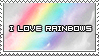 Rainbow Stamp by ladieoffical