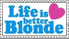 Blonde Stamp